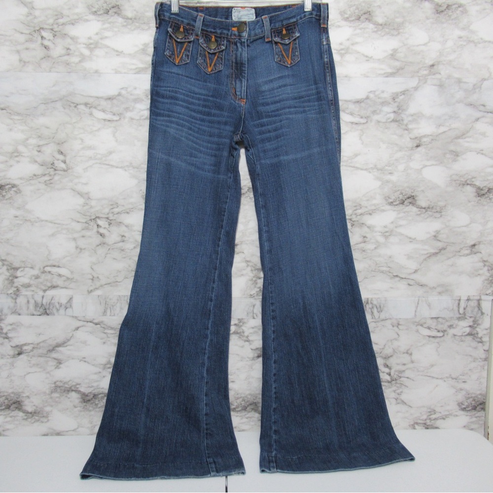 Current Elliott Flared Bell Bottom Denim Jeans Size 28
